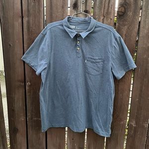 LEVIS | Mens Blue Collar Short Sleeve Shirt